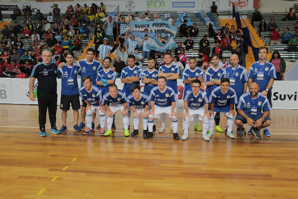 mundial futsal down brasil 7 x 5 argentina  brasil campeao do mu