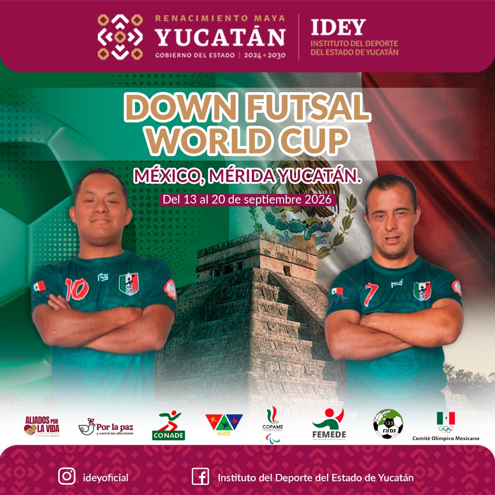 Renacimiento maya yucatán gobierno del estado | 2024 – 2030 idey instituto del deporte del estado de yucatán